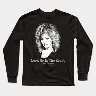 Tribute Tina Turner Long Sleeve T-Shirt